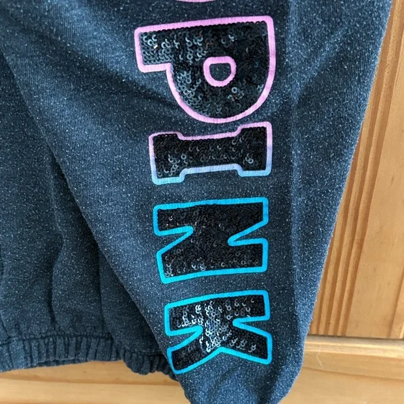 Ladies Sz Large PINK Victoria's Secret jogger style sweatpants. - Picture 7 of 7